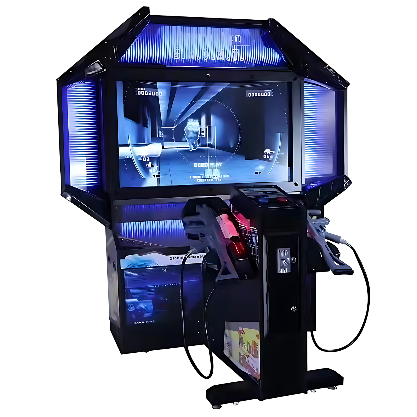 OPERATION GHOST: Phantom SWAT Arcade Shooter - 55" HD Dual Light Guns | Japanese Original Hardware | Tactical Co-op Missions