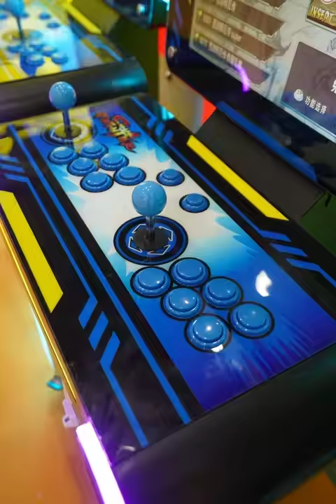 Classic Arcade Fighting Machine - 19" Screen, 33 Retro Games, Heavy-Duty Metal Cabinet (30kg) | Dual-Player | Plug & Play