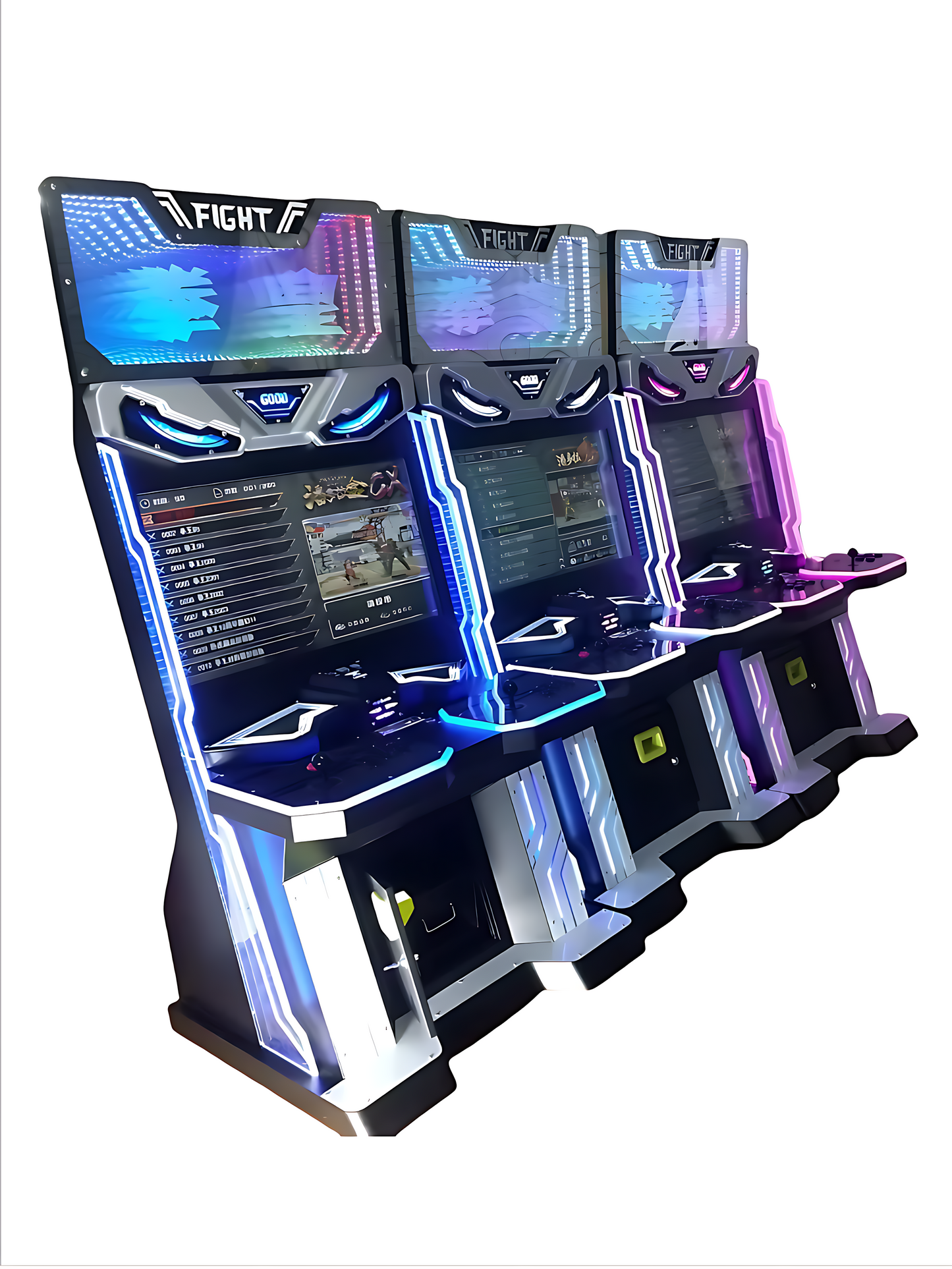 Luxury 2-Player Arcade Fighting Machine - 32" HD Screen, 2000+ Games, Dual-Color Design | Custom Payment Solutions