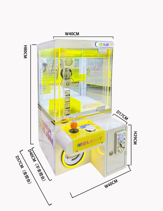 Ultra-Compact Mini Claw Machine - Nano Claw Pro | Glow-Transparent Design, Max Capacity & Next-Gen Stability