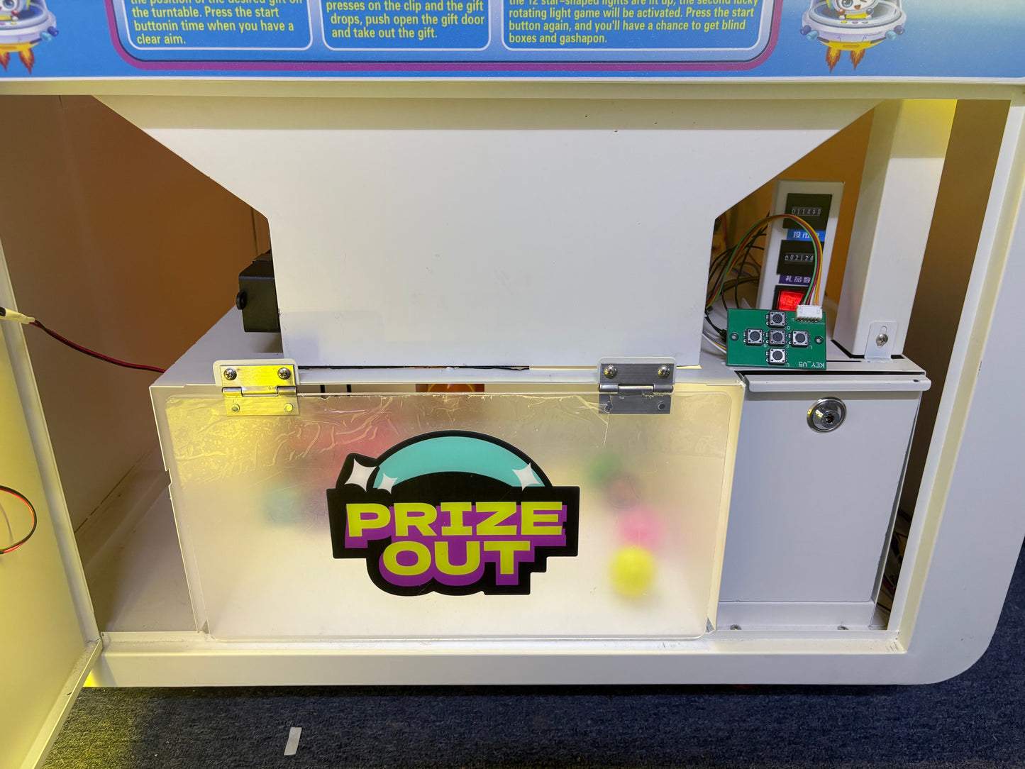 Triple Play Claw Arcade: Skill + Luck Game with 64 Prizes, Mini Eggs & 4 Themed Blind Boxes