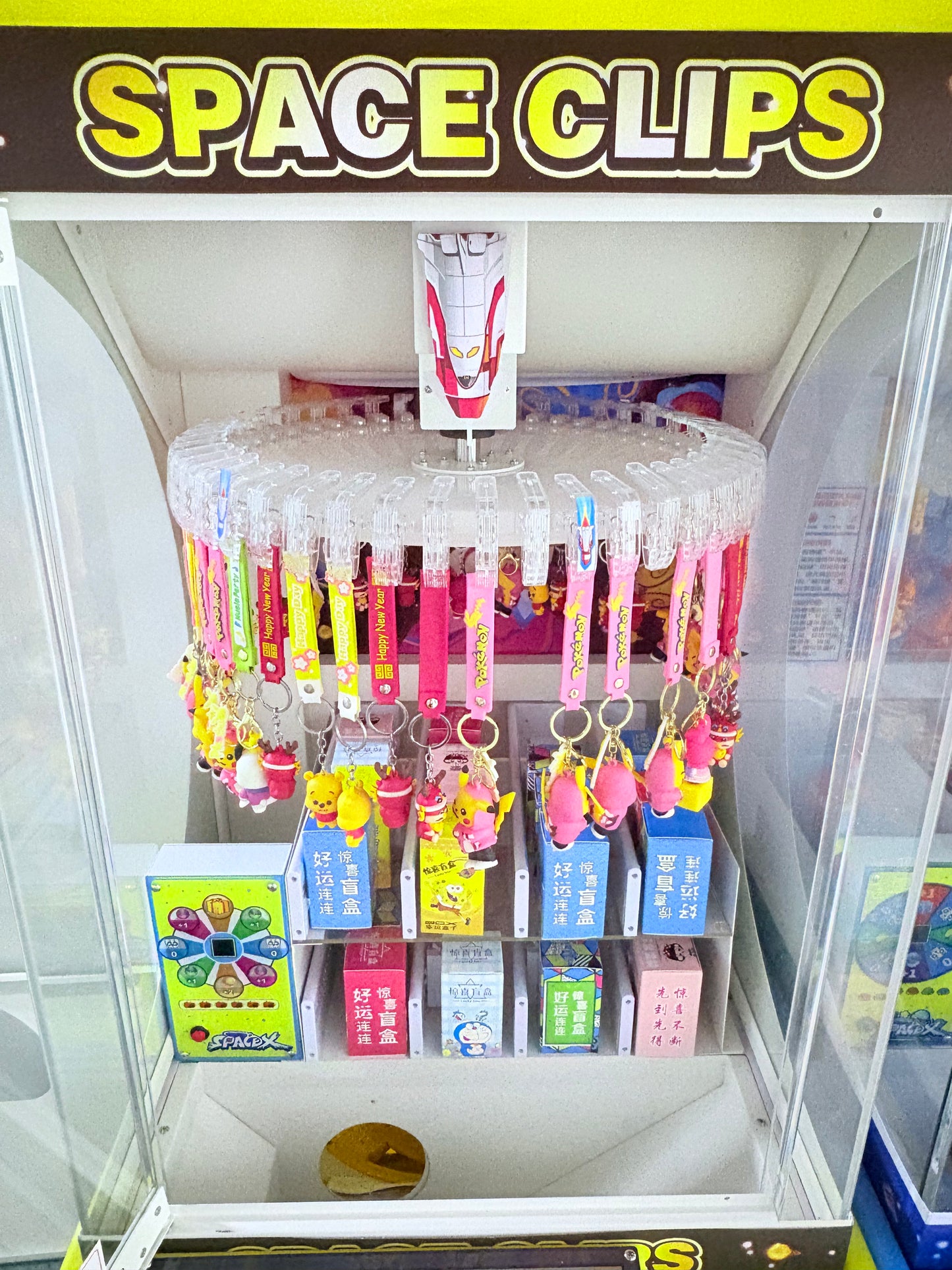 Double Chance Claw Machine:: Clamp & Spin-to-Win Arcade Game with Mystery Eggs & Blind Boxes