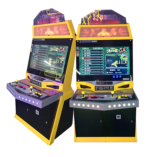 2-Player Classic Arcade Machine - 32" LCD Retro Gaming, 2000+ Games, 4P Battle Mode | Custom Payments | Global Voltage