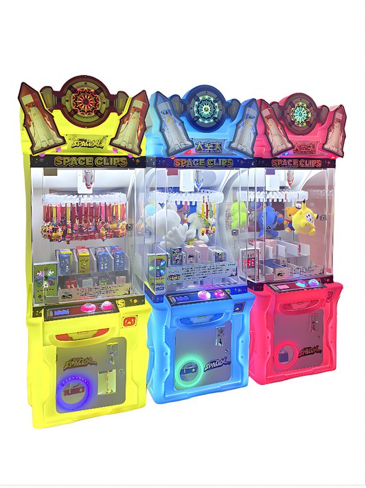 Double Chance Claw Machine:: Clamp & Spin-to-Win Arcade Game with Mystery Eggs & Blind Boxes