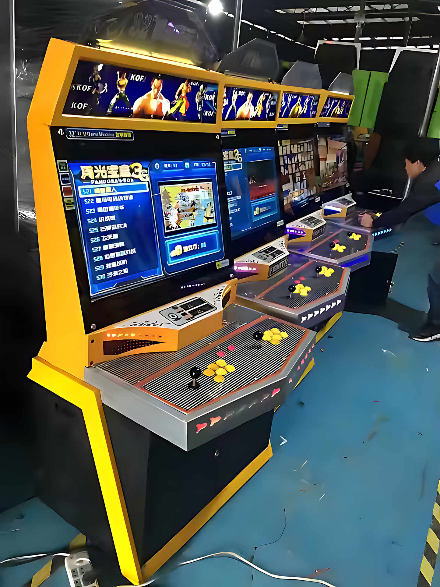 2-Player Classic Arcade Machine - 32" LCD Retro Gaming, 2000+ Games, 4P Battle Mode | Custom Payments | Global Voltage